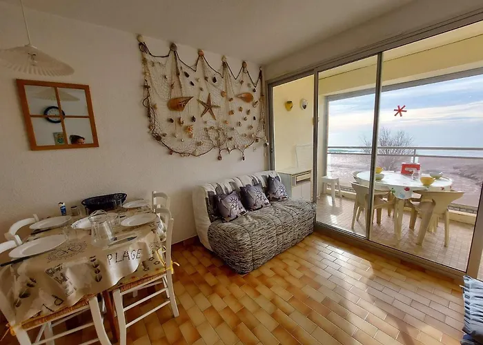 شقة T2 En Front De Avec Terrasse A Agde - 5/6 Couchages - Fr-1-423-191 *