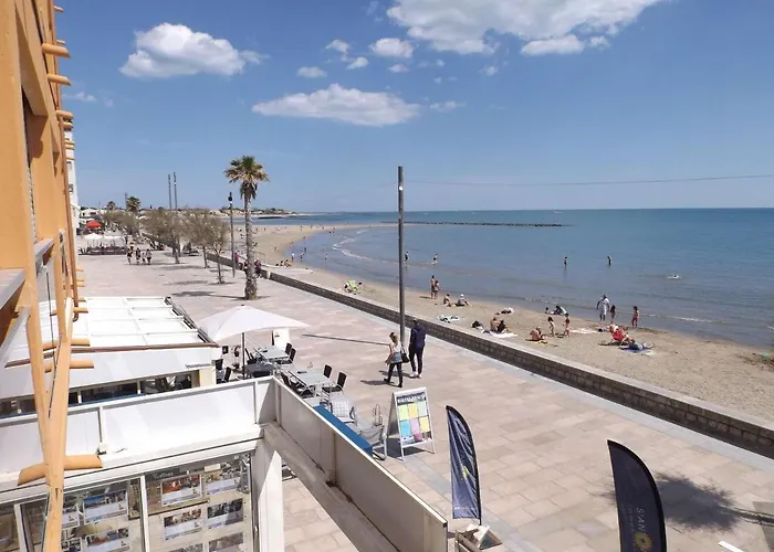 شقة T2 En Front De Avec Terrasse A Agde - 5/6 Couchages - Fr-1-423-191 *